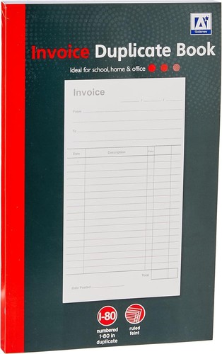 Duplicate invoice book - a5,