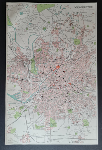 Antique map city - (1903), plan
