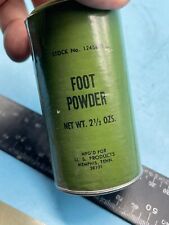 Original US Army Vietnam War Era Unissued Foot Powder