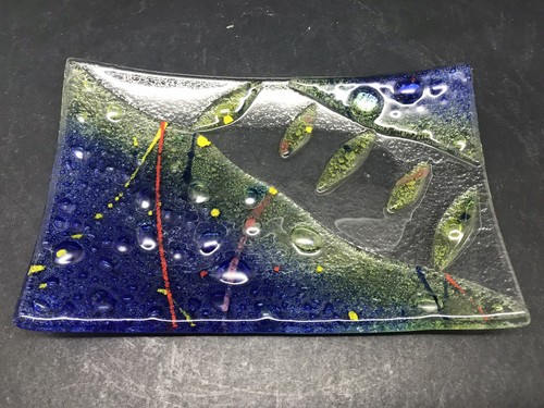Lovely art glass plate - lovely,