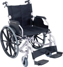Heavy Duty Self Propelled Strong Wheelchair 20" Seat - 28st Max User Weight