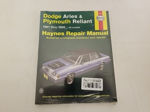 Dodge aries plymouth reliant - aries, &
