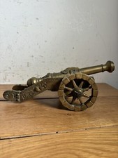 Vintage Brass Field Cannon