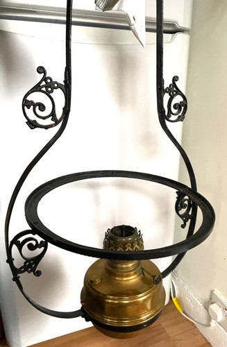 Large original antique brass