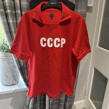 Adidas Vintage Cccp USSR Football Jersey Wool Blend Size Medium