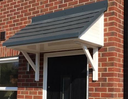 Front door canopy over - door,