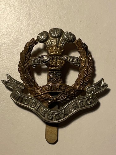 Middlesex regiment cap badge - middlesex,