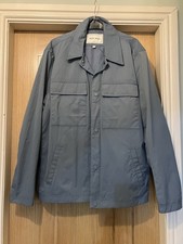 Jack Wills Shirt Shacket Jacket Oversized Blue Size M New Without Tags