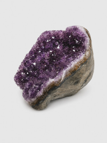 Natural amethyst crystal geode - natural,