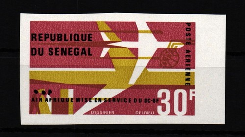 Senegal 337 cut mnh aircraft - senegal,