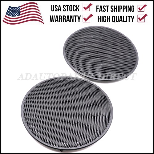 2pcs black door speaker cover - 2pcs,