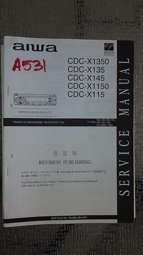 Aiwa cdc x1350 x135 x145 - cdc-x1350, x1150