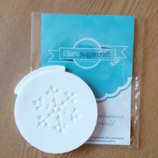 Ellam Sugarcraft - Silicone Mould - Snowflake Embossing Mat