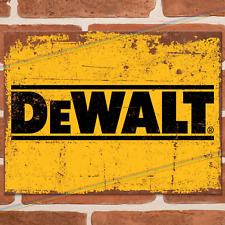 DEWALT Metal Signs Mancave