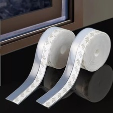 5M Seal Adhesive Silicone Draught Excluder Window Door Tape Weather Stopper NEW