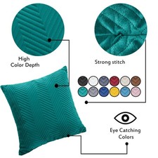 Embroidered Velvet Cushion