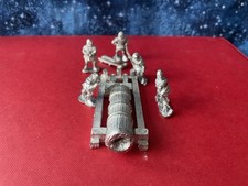 Medieval Siege Machine Large Bombard Cannon  & Crew- 28mm Metal