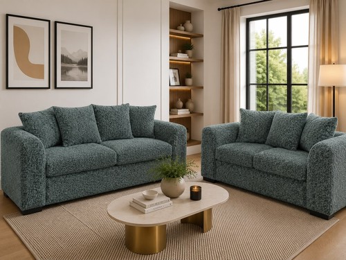 Seater dylan sofa set moss - 3+2,