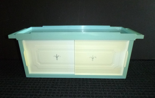 Vtg mid century aqua blue - mid,