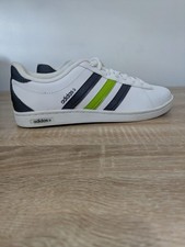 adidas neo vintage white trainers shoes size uk 8
