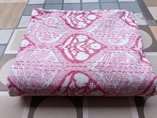 Pink Block Print Kantha
