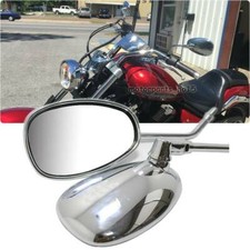 10mm Chrome Long Stem Oval