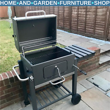 Charcoal Grill with Height Adjustable Coal Pan for Garden BBQ Cooking and Party