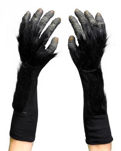Gorilla gloves black - black, ape