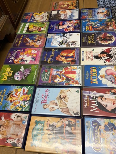 Vhs video collection walt - video,