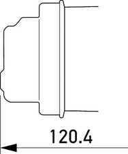 Long-range headlight cover 9GH 145 943-001 HELLA