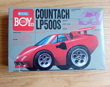 Gunze Sangyo Lamborghini Countach LP500S 1/48 Plastic Model Boy 23 Turbo Motor