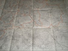 KELLY'S POST OFFICE DIRECTORY MAP OF LONDON X 4