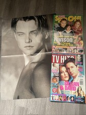 TV HITS MAGAZINE August 97 Leonardo DiCaprio Poster Australia Cover .