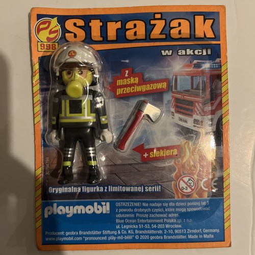 Playmobile firefighter with - playmobile,