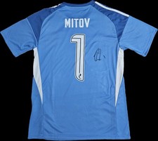 Dimitar Mitov Hand Signed Aberdeen Fc Goalkeeper Shirt Cup Winners COA & PROOF