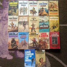 Louis L'Amour Paperback Book Lot (17 Titles)