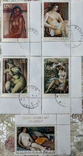 Yugoslavia nude paintings art - yugoslavia,,