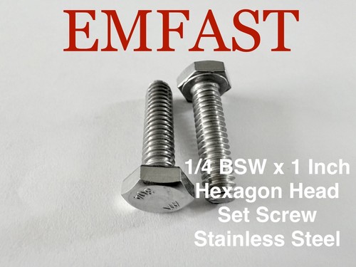 Inch bsw hexagon head - 1/4, 1