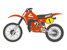 DECALS 1/12 HONDA CR450R 1981