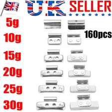 160PCS Alloy & Steel Knock On Wheel Balance Weights 5g-30g Fit For Wheel Rims