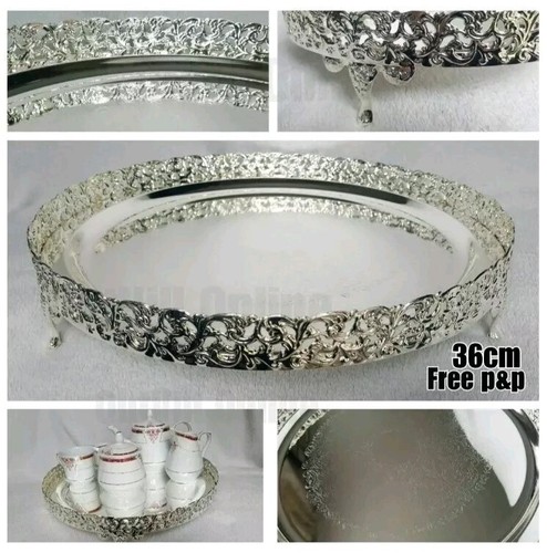 Large silver plated indian - plated,