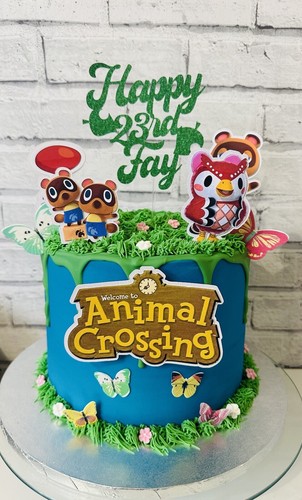 Animal crossing cake topper - animal,