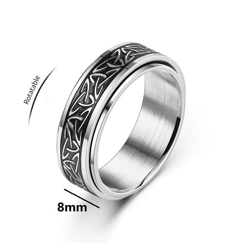 Viking celtic knot rune rings - rune,