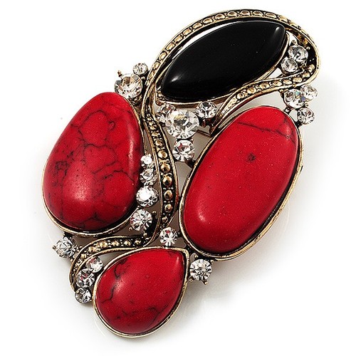Vintage asymmetrical crystal - asymmetrical,
