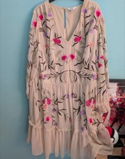 Johanna Hope Embroided Floral Dress UK size 24