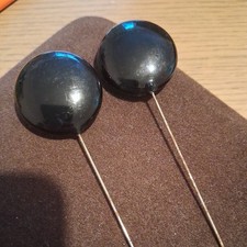 2 X Hat Pins Vintage Antique
