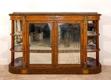 Victorian Burr Walnut Mirrored