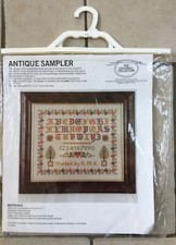 The Coleshill Collection Antique Sampler Embroidery Kit 