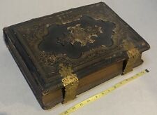 A Huge Very Old 1850 Antique Huge Holy Bible