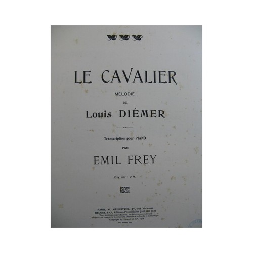 Diemer louis the knight piano - diemer,